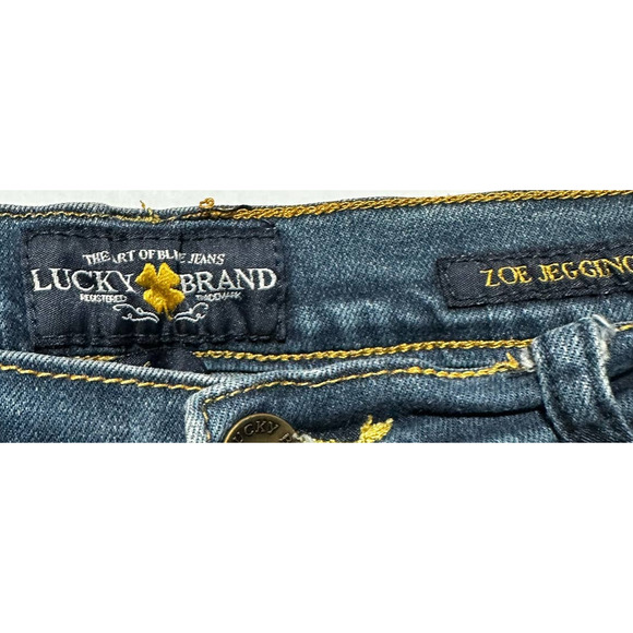 Girls Lucky Brand Zoe jeggings‎ size 16 - Picture 3 of 5